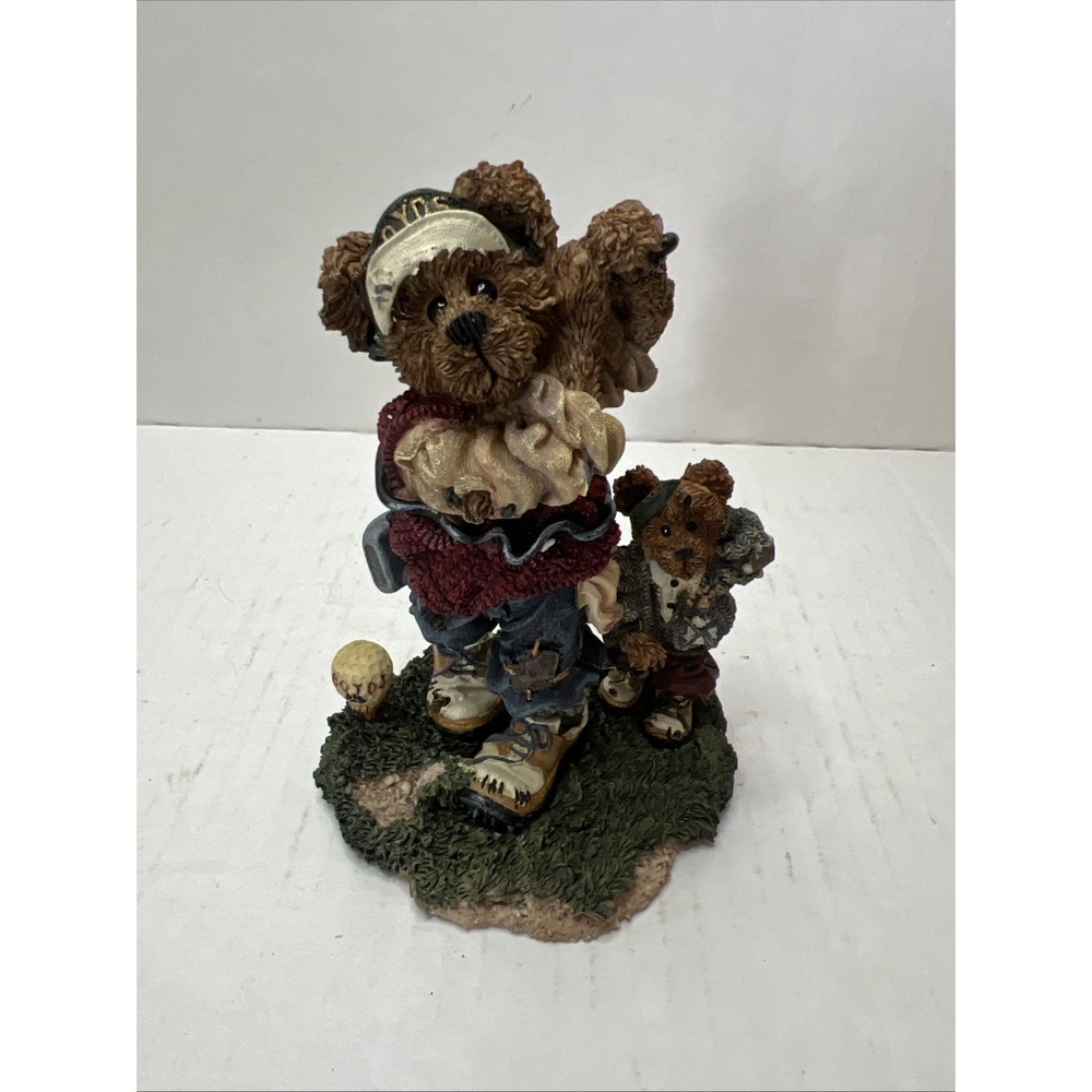 Boyd's Bears And friends-Arnold p. Bomber- The Duffer Golfing Bear Figurine NIB